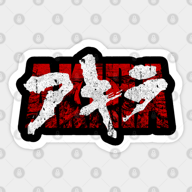 AKIRA Kanji Akira Sticker TeePublic